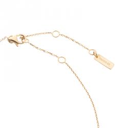 Pre Owned Messika Butterfly Ajouré Diamond & 18k Rose Gold Pendant Necklace