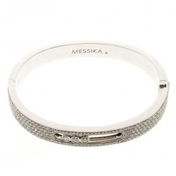 Messika Move Joaillerie Pavé Diamond 18k White Gold Bracelet