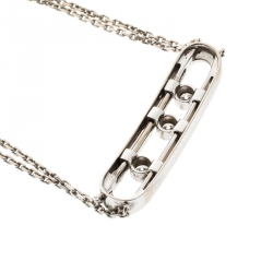 Messika Move Classic Pavé Diamonds & 18k White Gold Bracelet