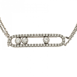 Messika Move Classic Pavé Diamonds & 18k White Gold Bracelet