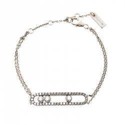 Messika Move Classic Pavé Diamonds & 18k White Gold Bracelet
