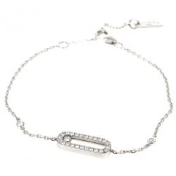 Messika Baby Move Diamond Pavé 18 K White Gold Bracelet