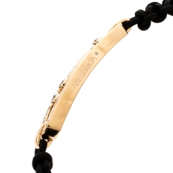 Messika Move Pave Diamonds 18k Rose Gold Adjustable Cord Bracelet