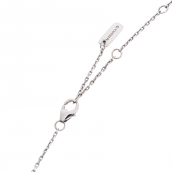 Pre Owned Messika Baby Move Pavé Diamond 18k White Gold Pendant Necklace