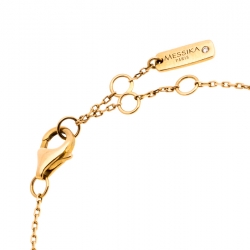Messika Hamsa Diamond 18K Rose Gold Station Bracelet 