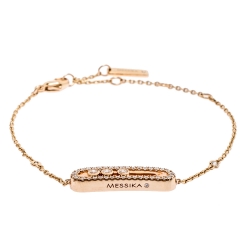 Messika Baby Move Diamond Pavé 18K Rose Gold Bracelet