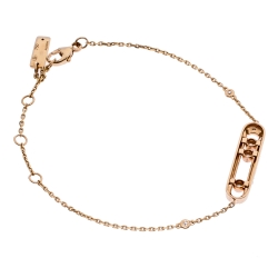 Messika Baby Move Diamond Pavé 18K Rose Gold Bracelet