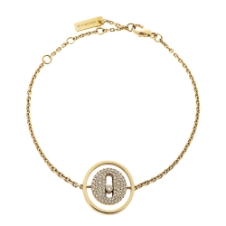 Messika Lucky Move Pavé Diamond 18K Rose Gold Bracelet