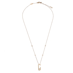 Messika Move Addiction Diamond 18k Rose Gold Necklace