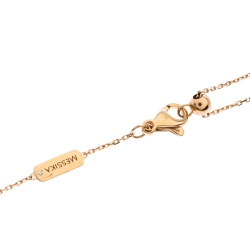 Messika Move Addiction Diamond 18k Rose Gold Necklace