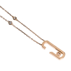 Messika Move Addiction Diamond 18k Rose Gold Necklace