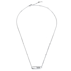 Messika Baby Move Diamond 18K White Gold Pendant Necklace