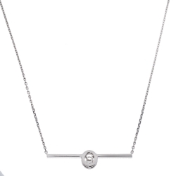 Pre Owned Messika Glam'Azone Diamond 18K White Gold Necklace