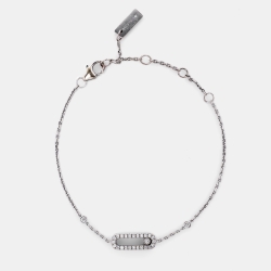 Messika Move Uno Pavé Diamonds 18k White Gold Bracelet
