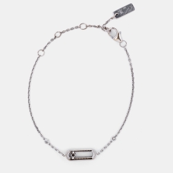 Messika Move Uno Pavé Diamonds 18k White Gold Bracelet