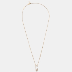 Messika Gigi Hadid Move Addiction Diamond 18k Rose Gold Necklace