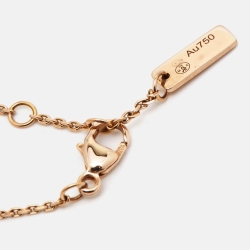 Messika Baby Move Pavé Diamond 18k Rose Gold Bracelet