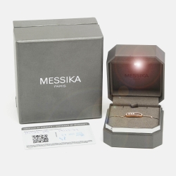 Messika Baby Move Pavé Diamond 18k Rose Gold Bracelet