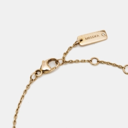 Pre Owned Messika Baby Move Diamond 18k Rose Gold Bracelet