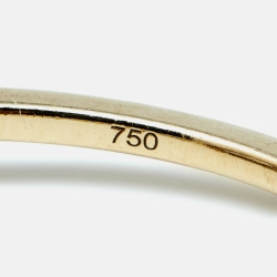 Messika Move Uno Diamond 18k Yellow Gold Ring Size 53