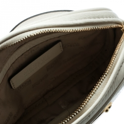 Pre Owned حقيبة كروس مايكل مايكل كورس جلد بيضاء