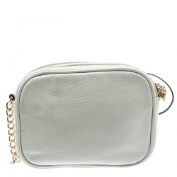 Pre Owned حقيبة كروس مايكل مايكل كورس جلد بيضاء