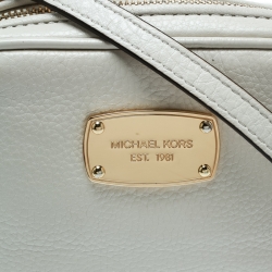 Pre Owned حقيبة كروس مايكل مايكل كورس جلد بيضاء