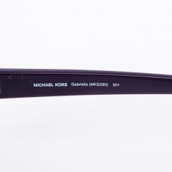 Pre Owned Michael Kors MKS290 Purple Gabriella Oversized Womens Sunglasses