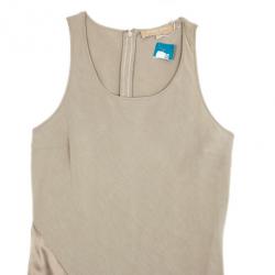 Pre Owned Michael Kors Resort 2010 Linen Silk Maxi Dress M