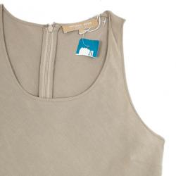 Pre Owned Michael Kors Resort 2010 Linen Silk Maxi Dress M