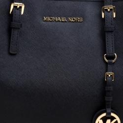Pre Owned Michael Kors Black Leather Tote