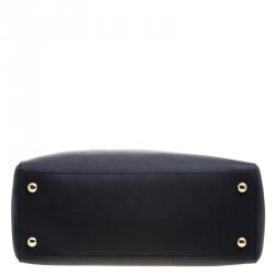 Pre Owned Michael Kors Black Leather Tote