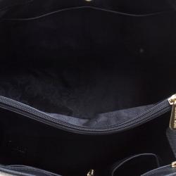 Pre Owned Michael Kors Black Leather Tote