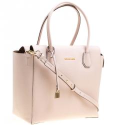 Pre Owned حقيبة مايكل كورس مرسر كبيرة جلد وردية ناعمة