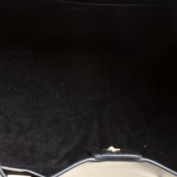 Pre Owned Michael Kors Black Leather Blakely Drawstring Bucket Bag