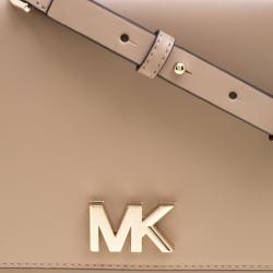 Pre Owned حقيبة كتف مايكل كورس سواغ سلسلة موت جلد بيج