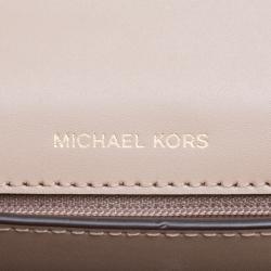 Pre Owned حقيبة كتف مايكل كورس سواغ سلسلة موت جلد بيج