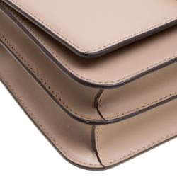 Pre Owned حقيبة كتف مايكل كورس سواغ سلسلة موت جلد بيج