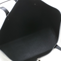 Pre Owned Michael Kors Black Leather Large Karson Luggage Carryall Tote