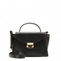 Pre Owned حقيبة مايكل كورس وايتني متوسطة جلد سوداء