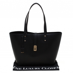 Pre Owned حقيبة يد مايكل كورس لاغدغ كارسون كارياول كبيرة جلد أسود