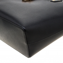 Pre Owned حقيبة يد مايكل كورس لاغدغ كارسون كارياول كبيرة جلد أسود