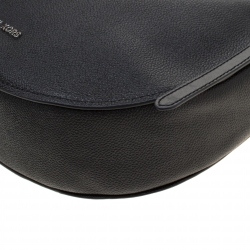 Pre Owned Michael Kors Black Leather Medium Cassie Hobo