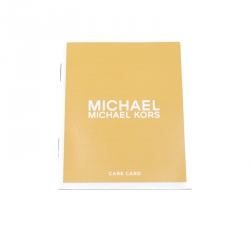 Pre Owned Michael Kors Metallic Gold Leather Karla Satchel