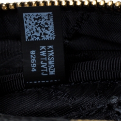 Pre Owned Michael Kors Black Leather Studded Abbey Backpack