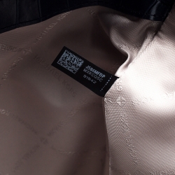 Pre Owned Michael Kors Navy Blue Crocodile Embossed Leather Selma Tote