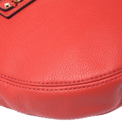 Pre Owned حقيبة كروس مايكل كورس جلد برتقالية