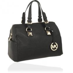 Pre Owned Michael Kors Black Medium Saffiano Leather Tote