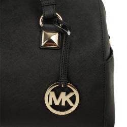 Pre Owned Michael Kors Black Medium Saffiano Leather Tote