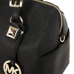 Pre Owned Michael Kors Black Medium Saffiano Leather Tote